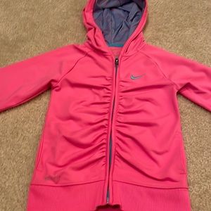 Nike girls size 5 zip hoodie